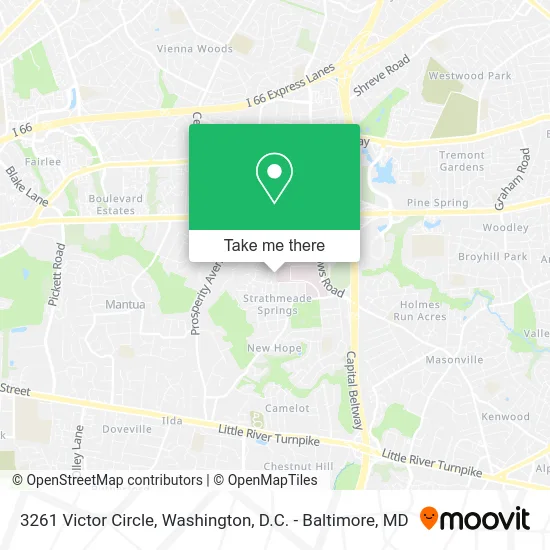 3261 Victor Circle map