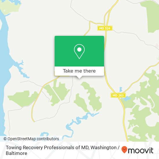 Towing Recovery Professionals of MD, 905 Hunting Lake Dr map
