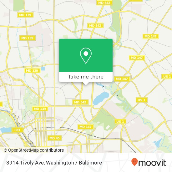 3914 Tivoly Ave, Baltimore, MD 21218 map