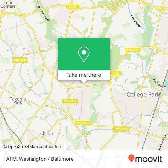 ATM, 2340 University Blvd E map