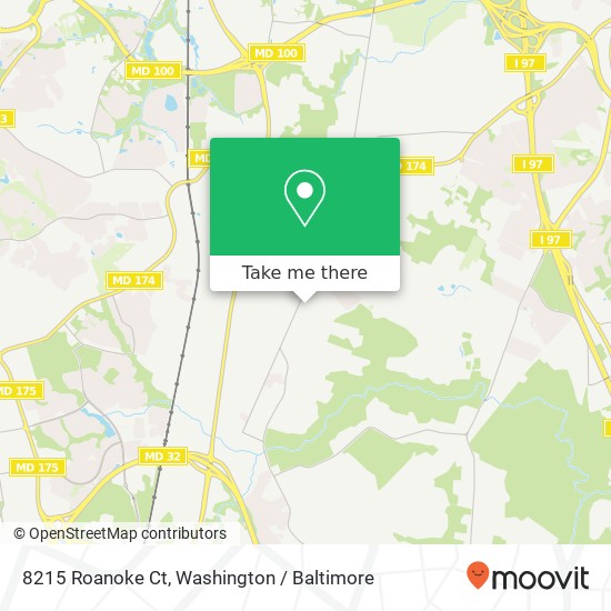 8215 Roanoke Ct, Severn, MD 21144 map