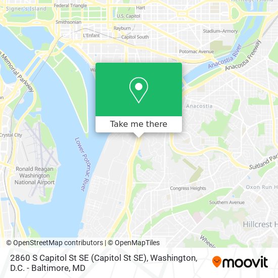 Mapa de 2860 S Capitol St SE