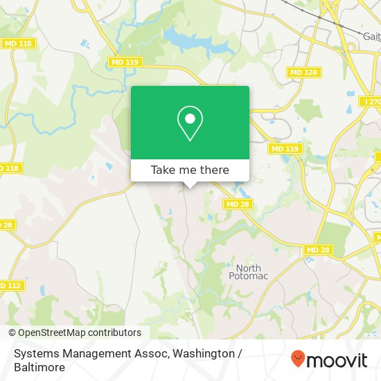 Mapa de Systems Management Assoc, 12023 Blackberry Ter