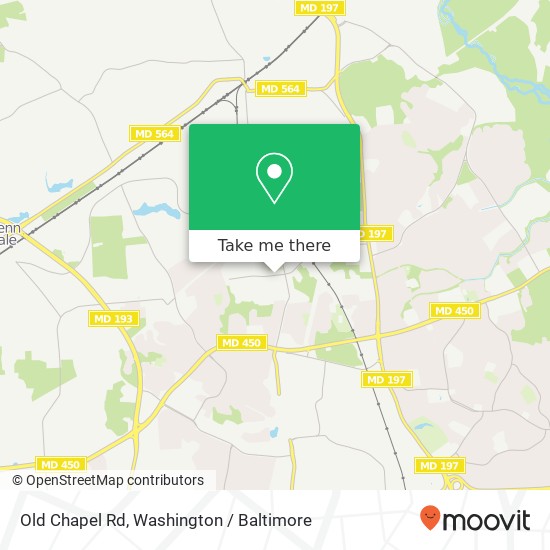 Old Chapel Rd, Bowie, MD 20720 map