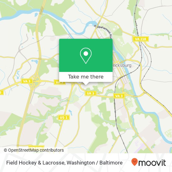 Mapa de Field Hockey & Lacrosse, Hanover St