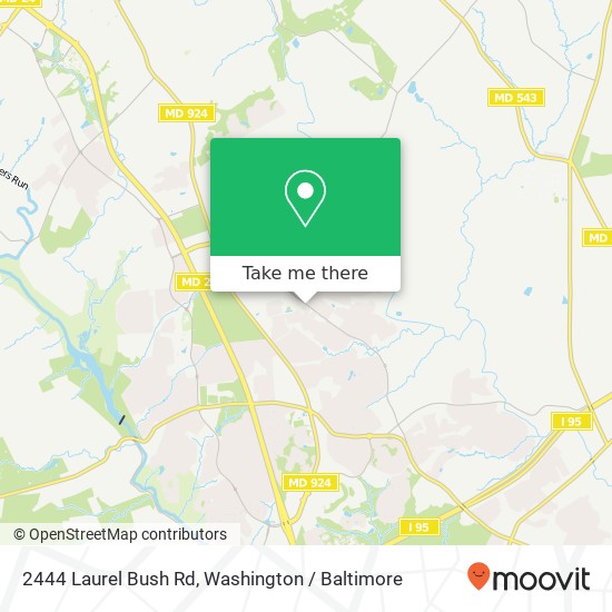 2444 Laurel Bush Rd, Abingdon, MD 21009 map