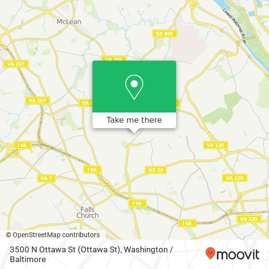 3500 N Ottawa St (Ottawa St), Arlington, VA 22213 map
