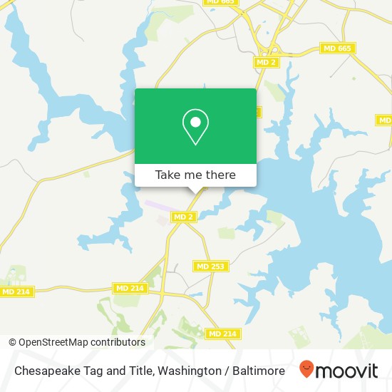 Chesapeake Tag and Title map