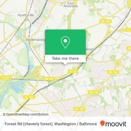 Forest Rd (cheverly forest), Cheverly, MD 20785 map