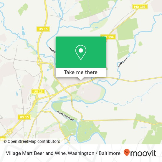 Mapa de Village Mart Beer and Wine