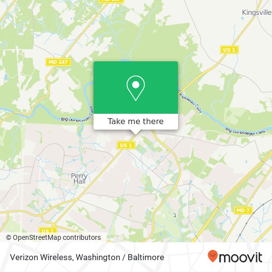 Mapa de Verizon Wireless