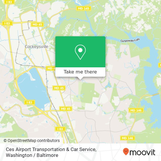 Ces Airport Transportation & Car Service map