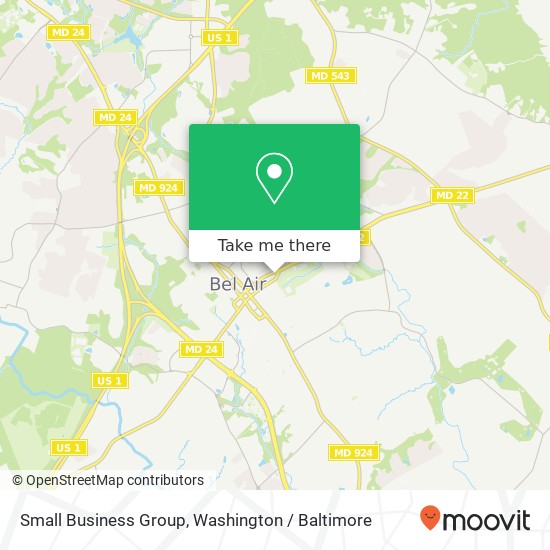 Mapa de Small Business Group, 407 E Churchville Rd