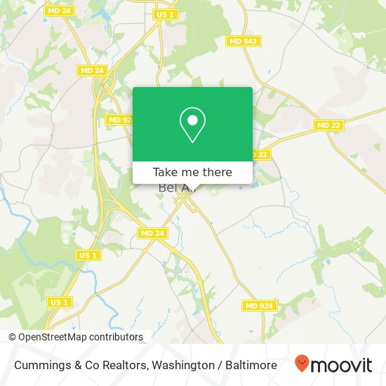 Mapa de Cummings & Co Realtors, 111 Fulford Ave