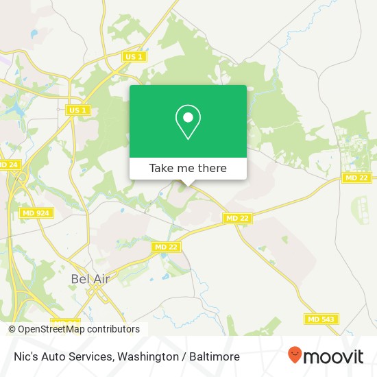 Nic's Auto Services map