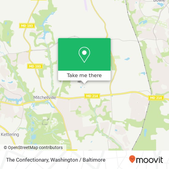 The Confectionary, Bowie, MD 20721 map