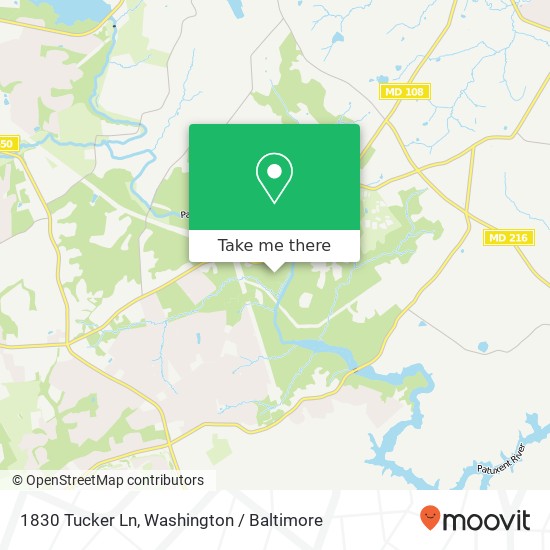 1830 Tucker Ln, Ashton, MD 20861 map