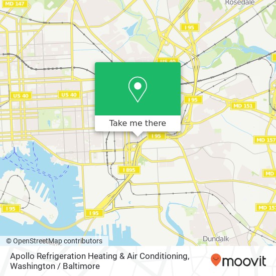 Apollo Refrigeration Heating & Air Conditioning, 802 Umbra St map