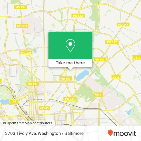 3703 Tivoly Ave, Baltimore, MD 21218 map