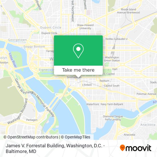 Mapa de James V. Forrestal Building
