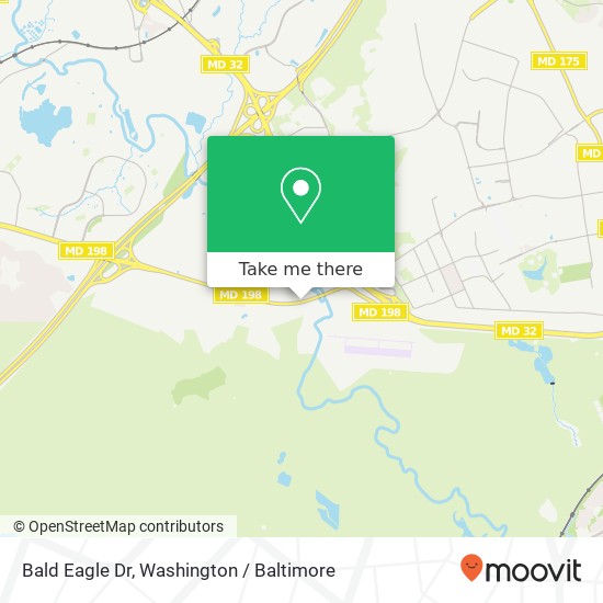 Bald Eagle Dr, Fort Meade, MD 20755 map