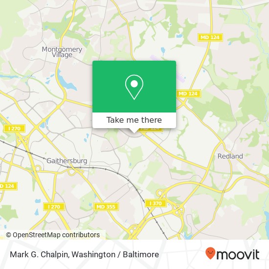 Mapa de Mark G. Chalpin, 116 Billingsgate Ln