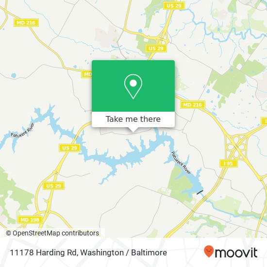 11178 Harding Rd, Laurel, MD 20723 map