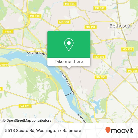 5513 Scioto Rd, Bethesda, MD 20816 map