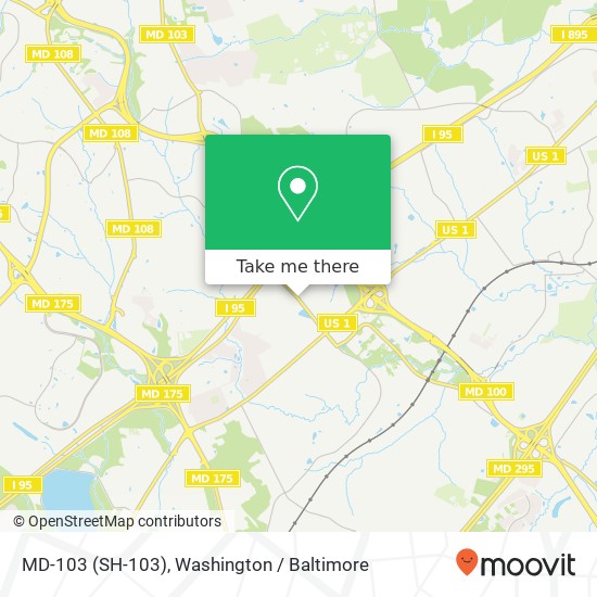 MD-103 (SH-103), Elkridge, MD 21075 map
