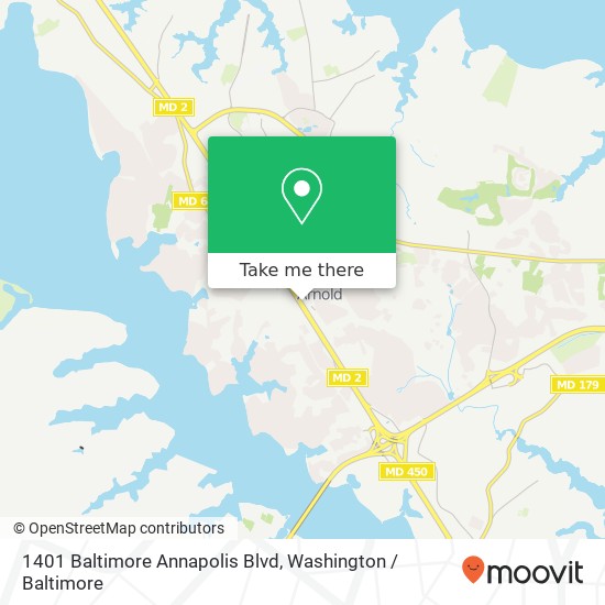 1401 Baltimore Annapolis Blvd, Arnold, MD 21012 map