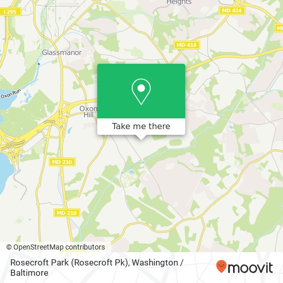 Mapa de Rosecroft Park (Rosecroft Pk)