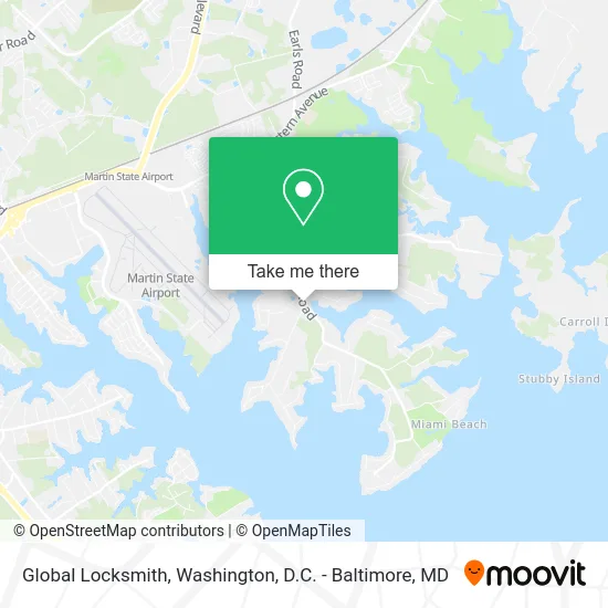 Global Locksmith map