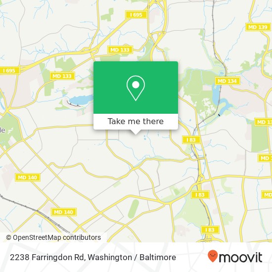 2238 Farringdon Rd, Baltimore, MD 21209 map