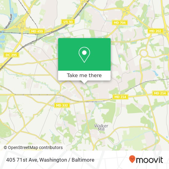 405 71st Ave, Capitol Heights, MD 20743 map