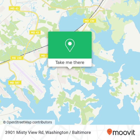 3901 Misty View Rd, Middle River, MD 21220 map