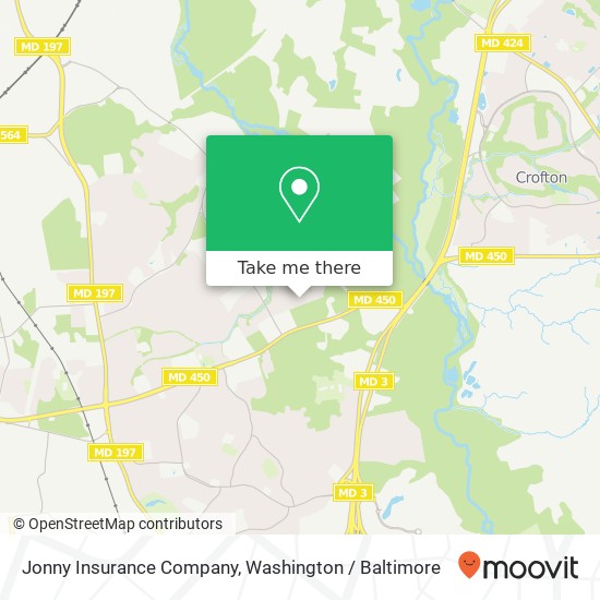 Mapa de Jonny Insurance Company, 13210 Idlewild Dr