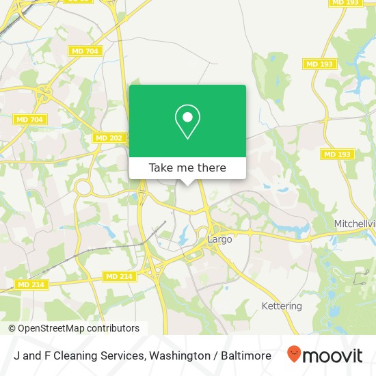 J and F Cleaning Services, 1300 Mercantile Ln map