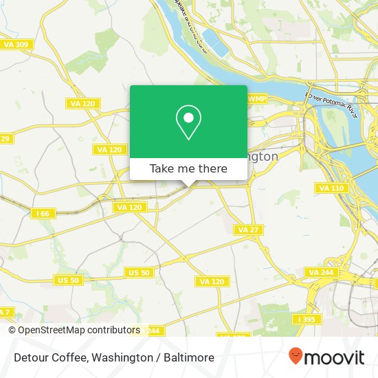 Detour Coffee, 946 N Jackson St Arlington, VA 22201 map