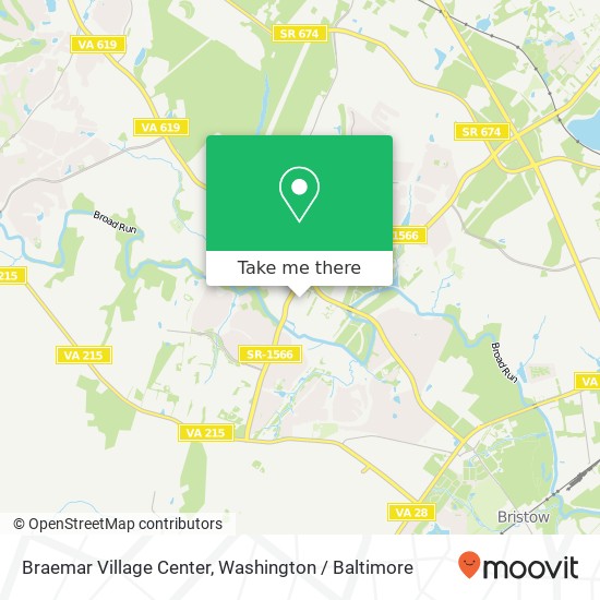 Mapa de Braemar Village Center