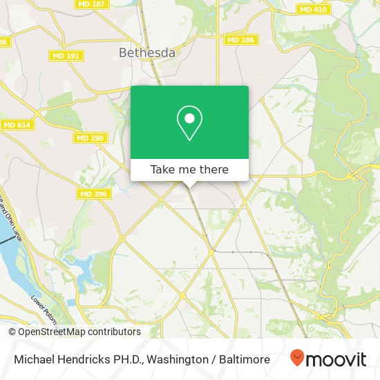 Mapa de Michael Hendricks PH.D., 5225 Wisconsin Ave NW
