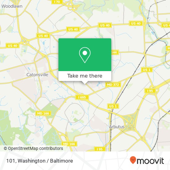 101, 724 Maiden Choice Ln #101, Catonsville, MD 21228, USA map