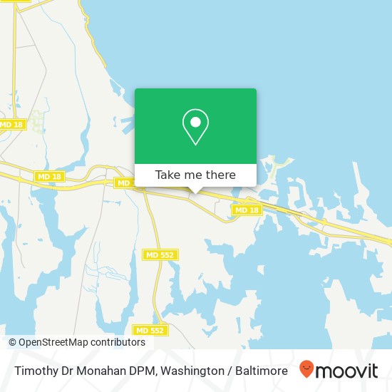 Mapa de Timothy Dr Monahan DPM, 2108 Didonato Dr