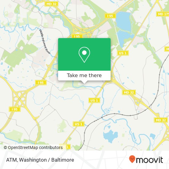 Mapa de ATM, 8600 Foundry St