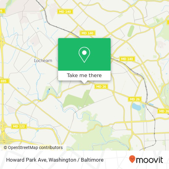 Howard Park Ave, Gwynn Oak, MD 21207 map