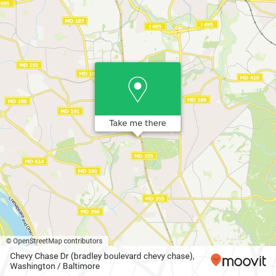 Chevy Chase Dr (bradley boulevard chevy chase), Chevy Chase, MD 20815 map