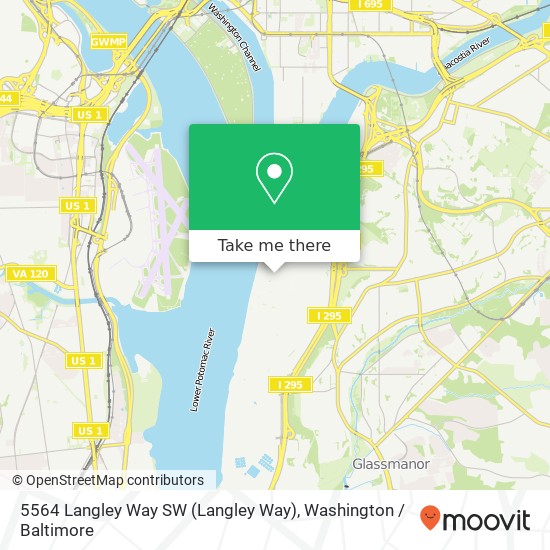 5564 Langley Way SW (Langley Way), Washington, DC 20032 map