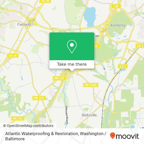 Atlantic Waterproofing & Restoration, 11600 Montgomery Rd map