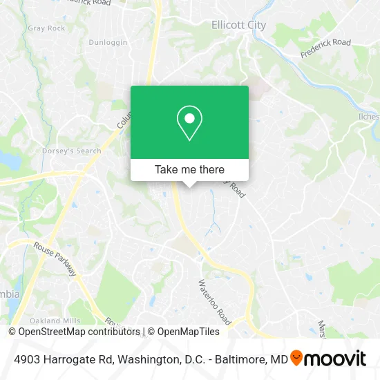 4903 Harrogate Rd map
