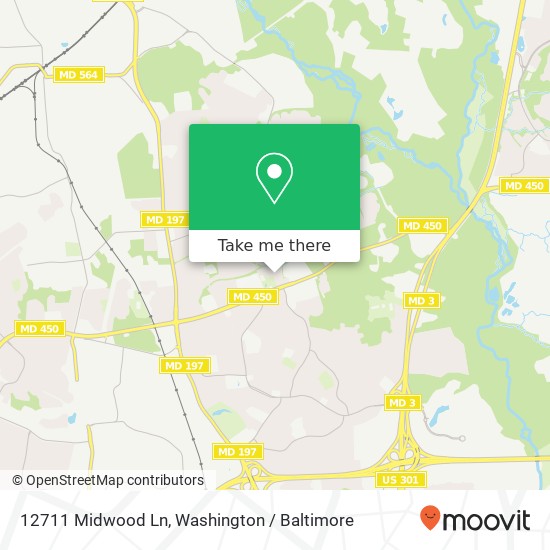 12711 Midwood Ln, Bowie, MD 20715 map