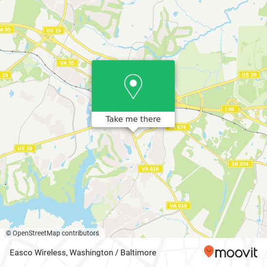 Easco Wireless, 7613 Linton Hall Rd map